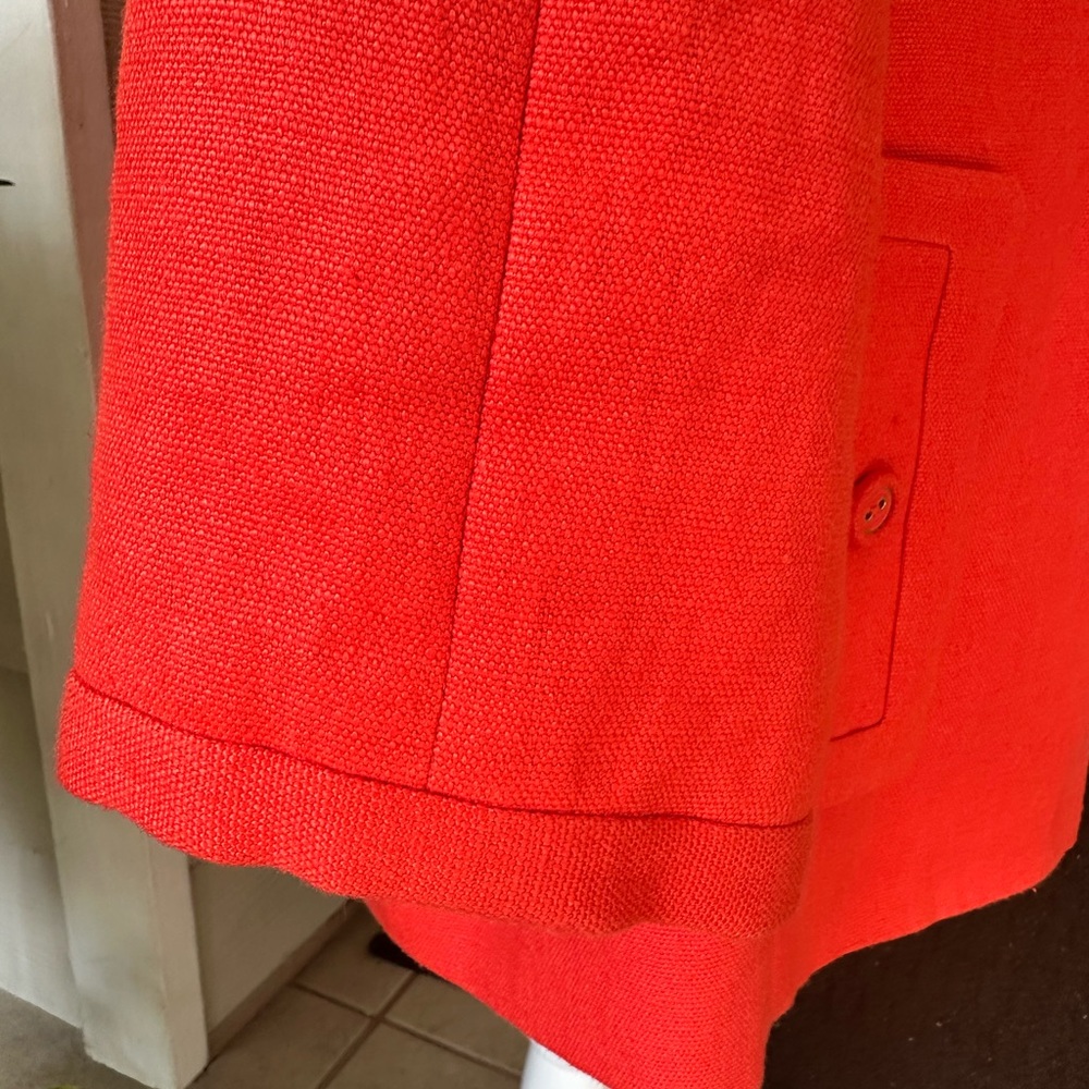 NWOT Talbots Women's Orange Jacket size 20WP - Picture 4 of 8